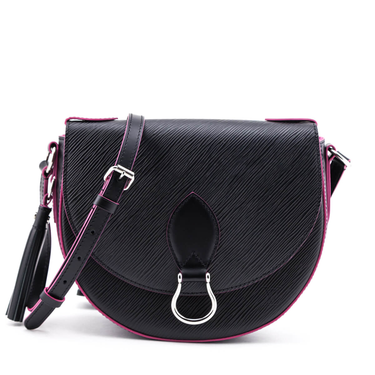 Louis Vuitton Black & Hot Pink Epi Saint Cloud NM
