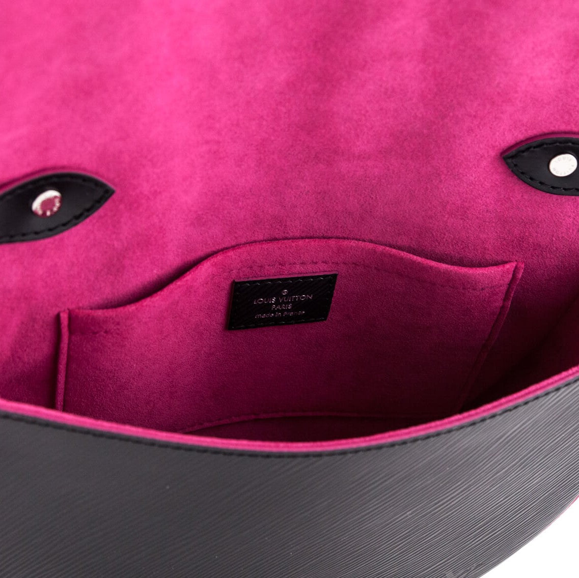Louis Vuitton Black & Hot Pink Epi Saint Cloud NM