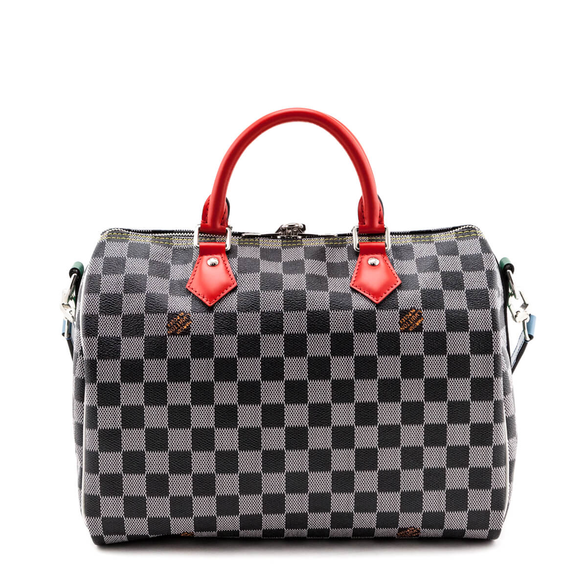 Louis Vuitton Black & White Damier Speedy Bandouliere 30
