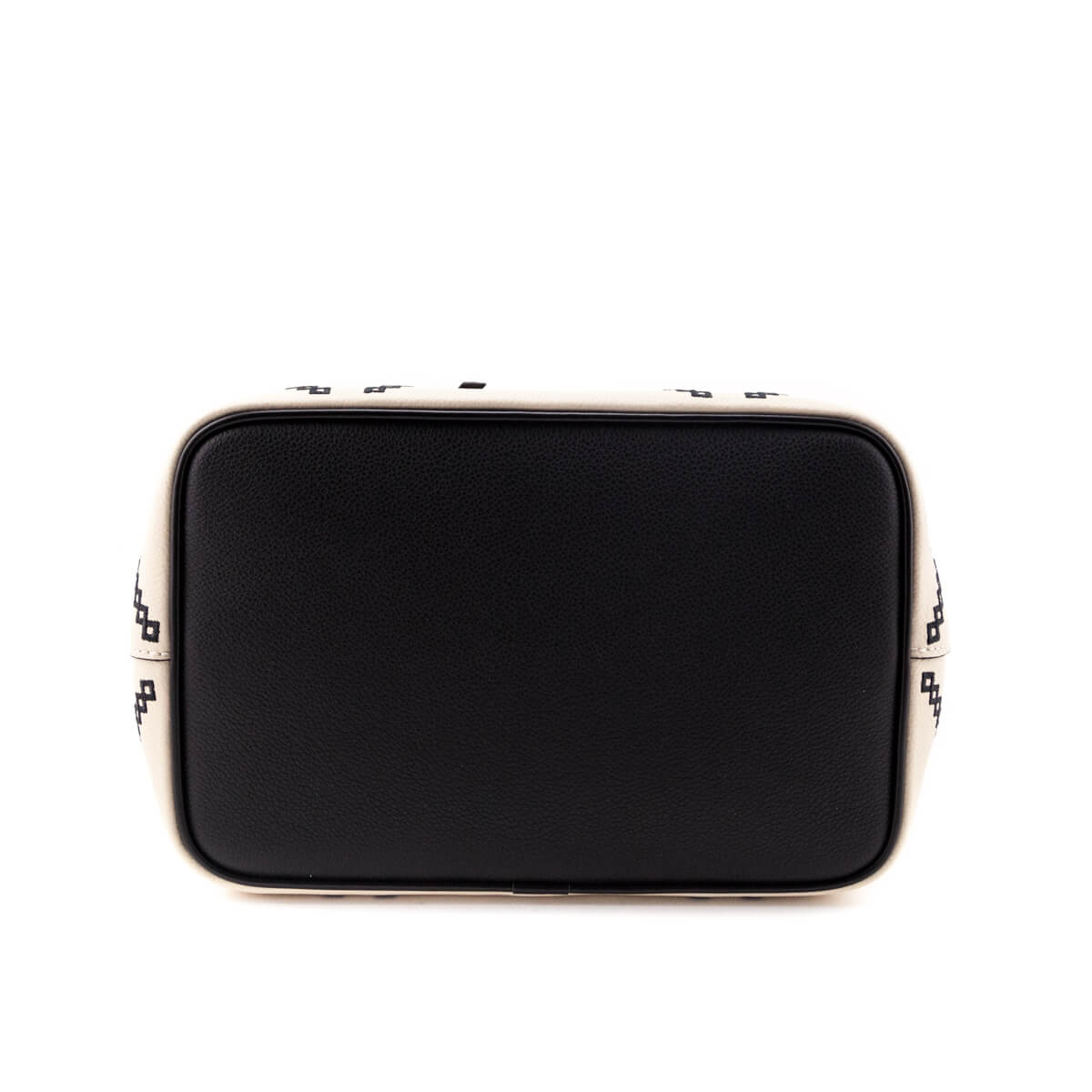 Louis Vuitton Cream & Black Empreinte Monogram Giant Broderies NeoNoe MM