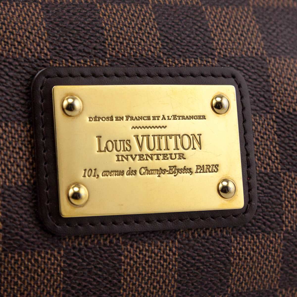 Louis Vuitton Damier Ebene Eva Cutch