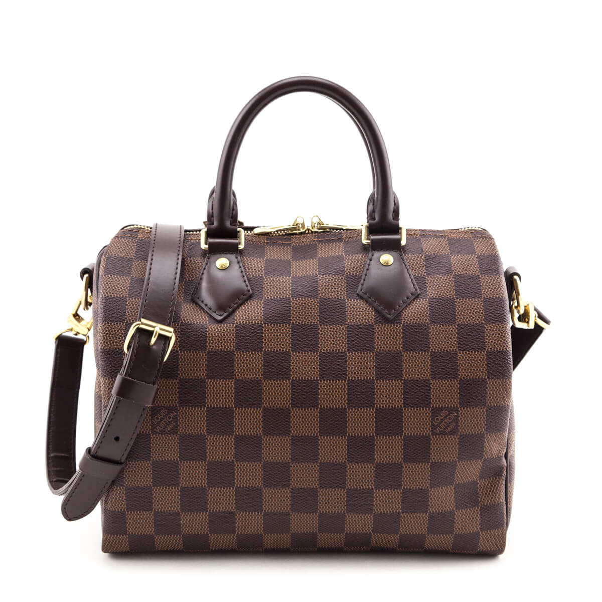 Louis Vuitton Damier Ebene Speedy Bandouliere 25