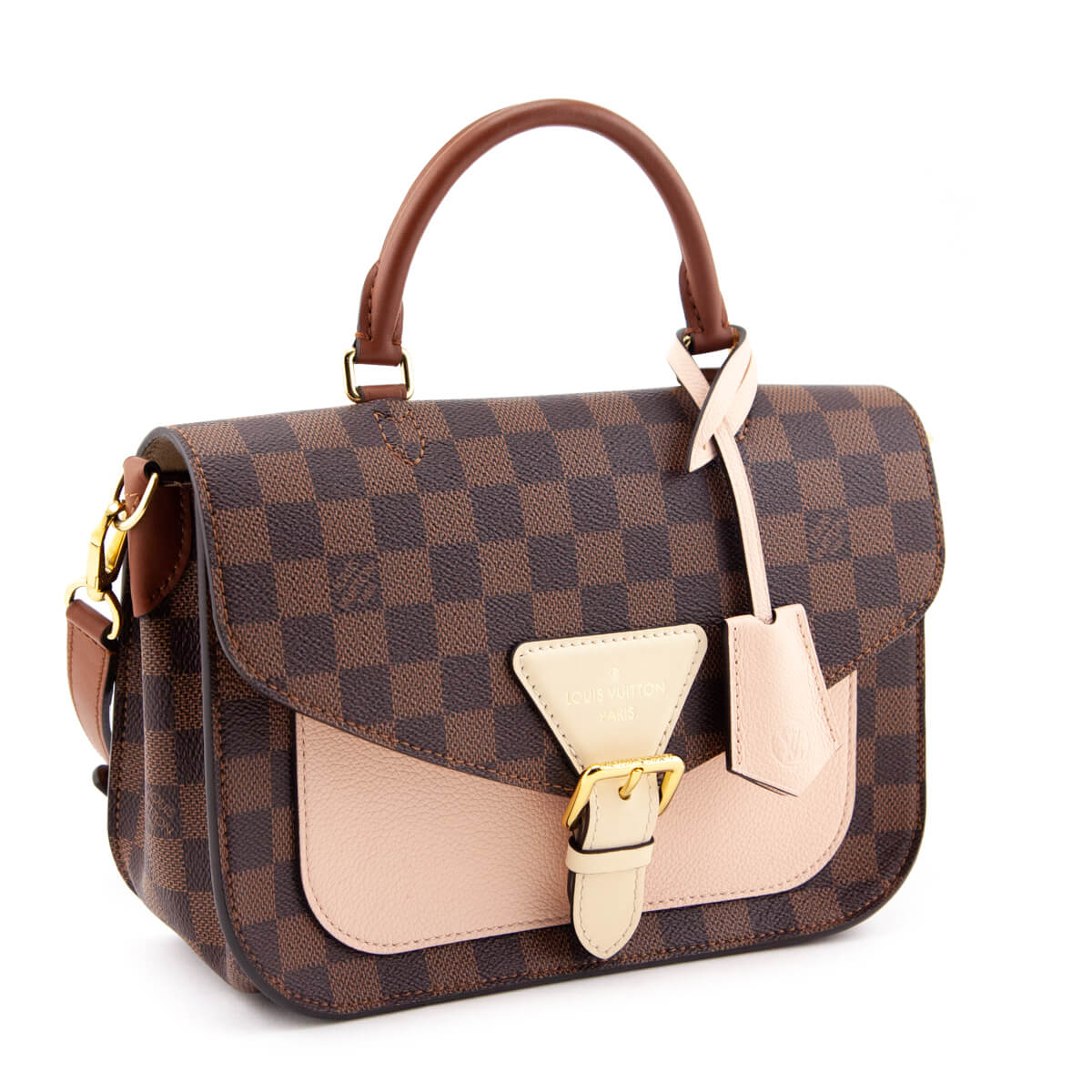 Louis Vuitton Damier Ebene Venus Pink Beaumarchais Bag