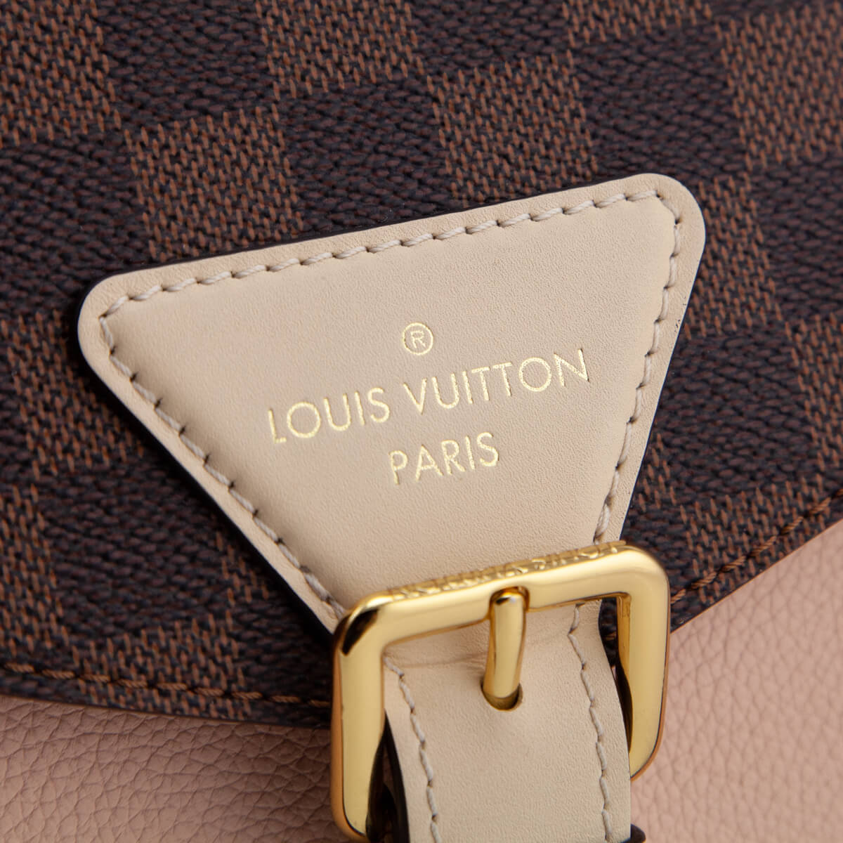 Louis Vuitton Damier Ebene Venus Pink Beaumarchais Bag
