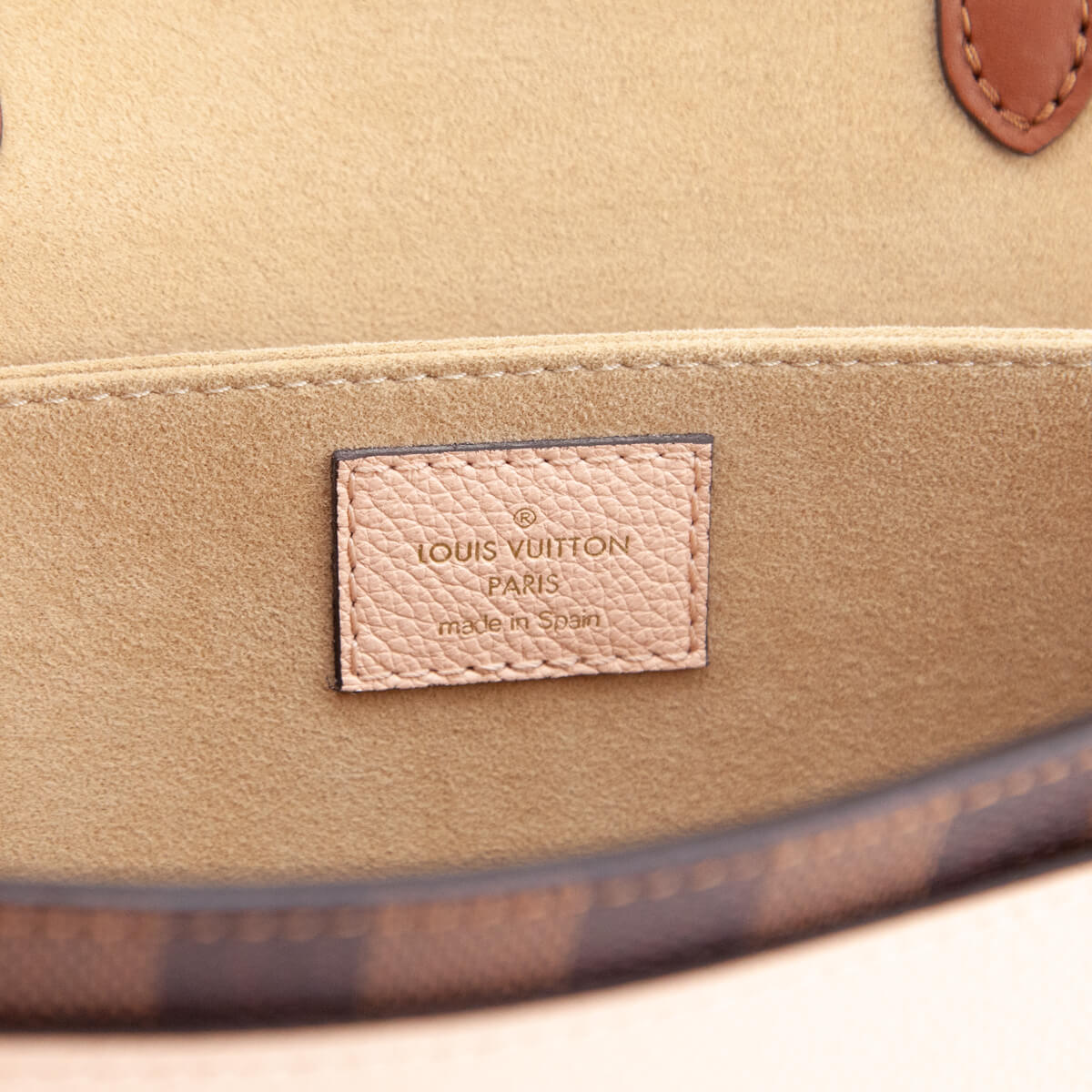 Louis Vuitton Damier Ebene Venus Pink Beaumarchais Bag