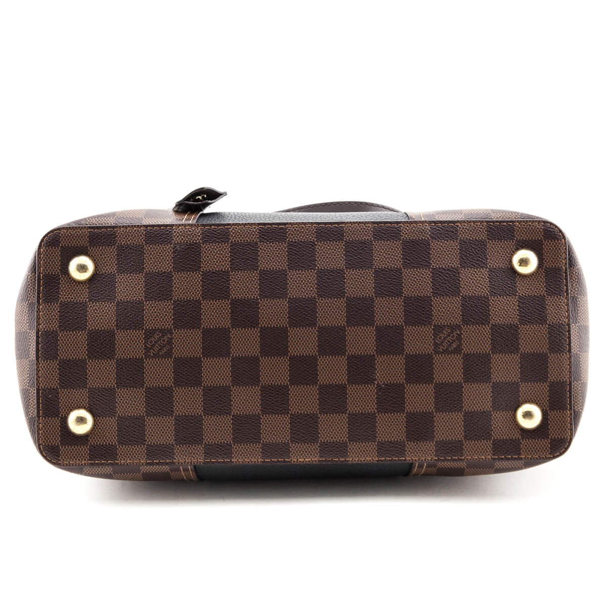 Louis Vuitton Damier Ebene & Black Taurillon Jersey Tote