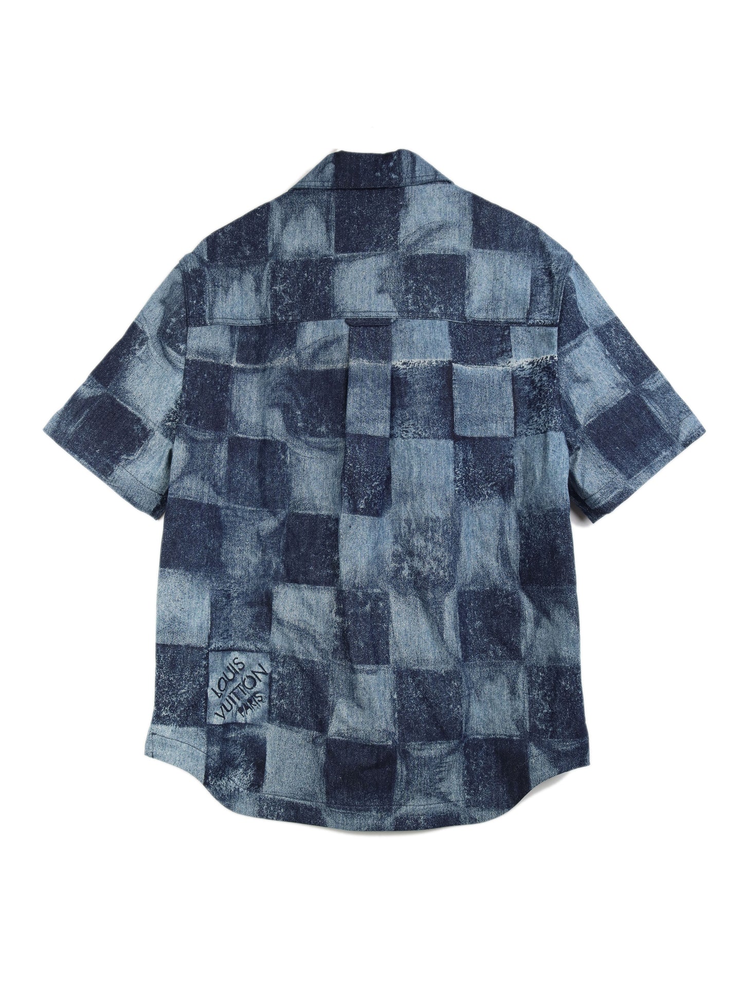 Louis Vuitton Damier Salt Print Short Sleeve Shirt S