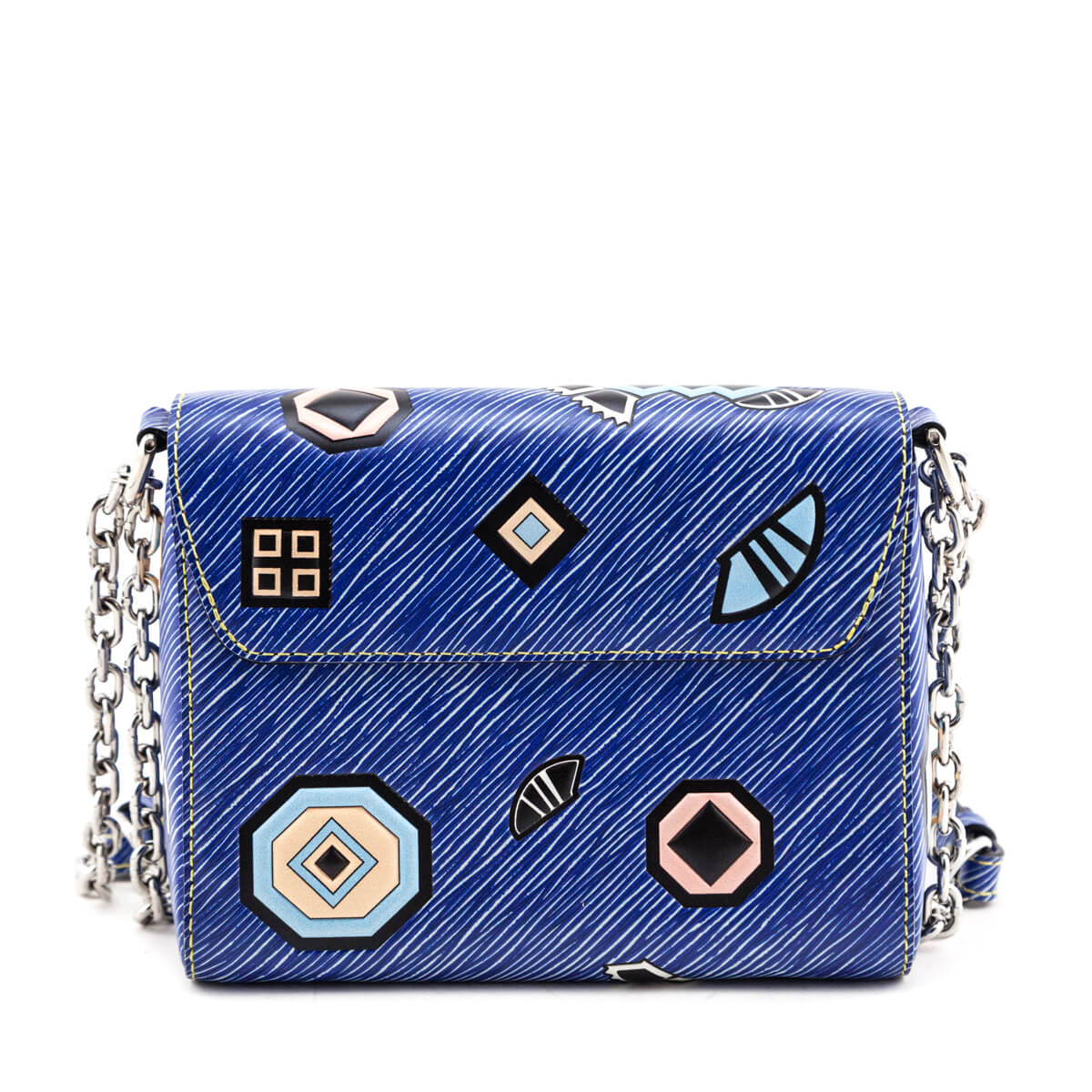 Louis Vuitton Denim Epi Azteque Twist Limited Edition Shoulder Bag PM