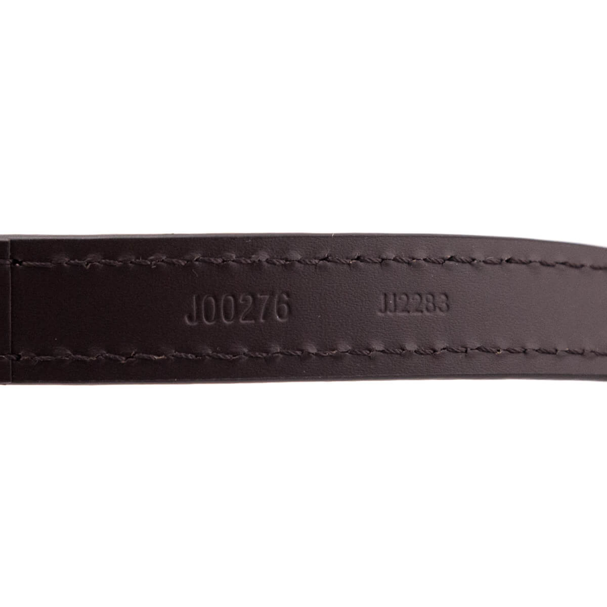 Louis Vuitton Ebene Calfskin Adjustable 16mm Shoulder Strap Bandouliere