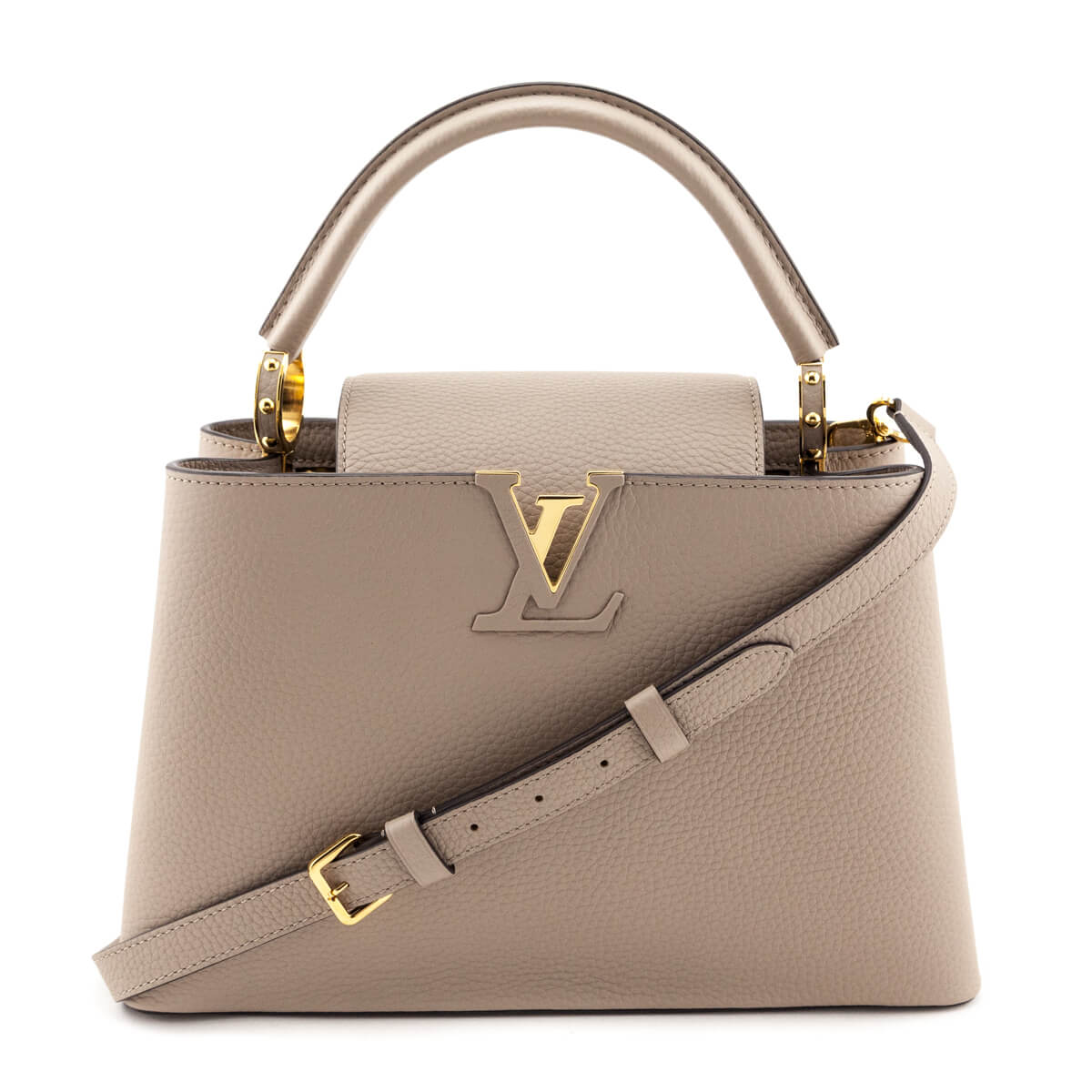 Louis Vuitton Galet Taurillon Capucines PM