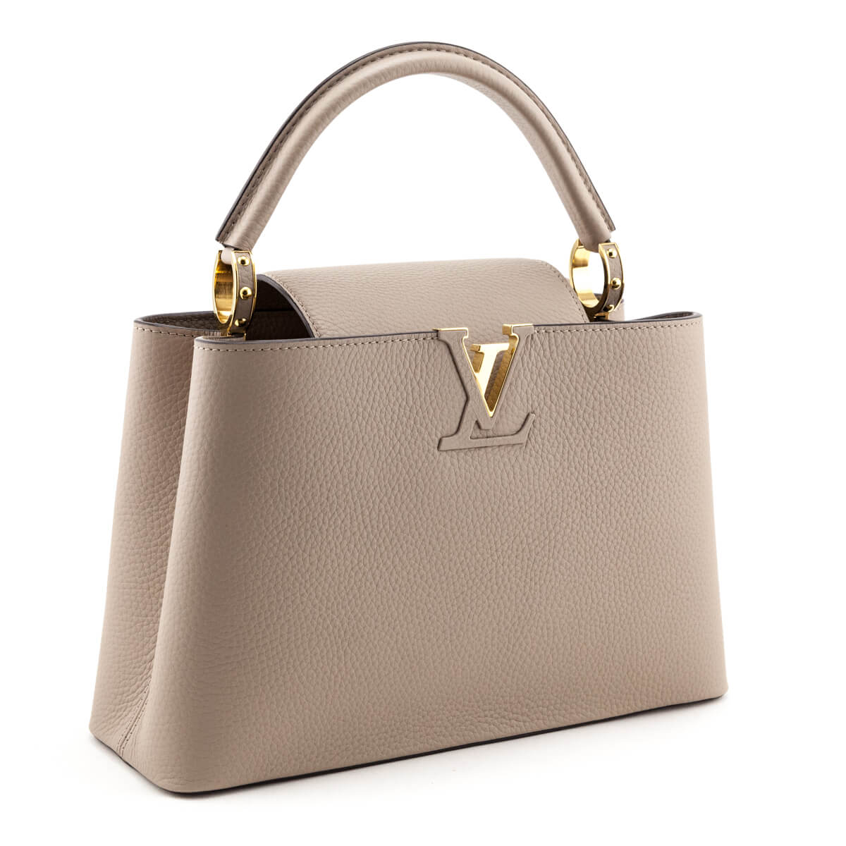 Louis Vuitton Galet Taurillon Capucines PM