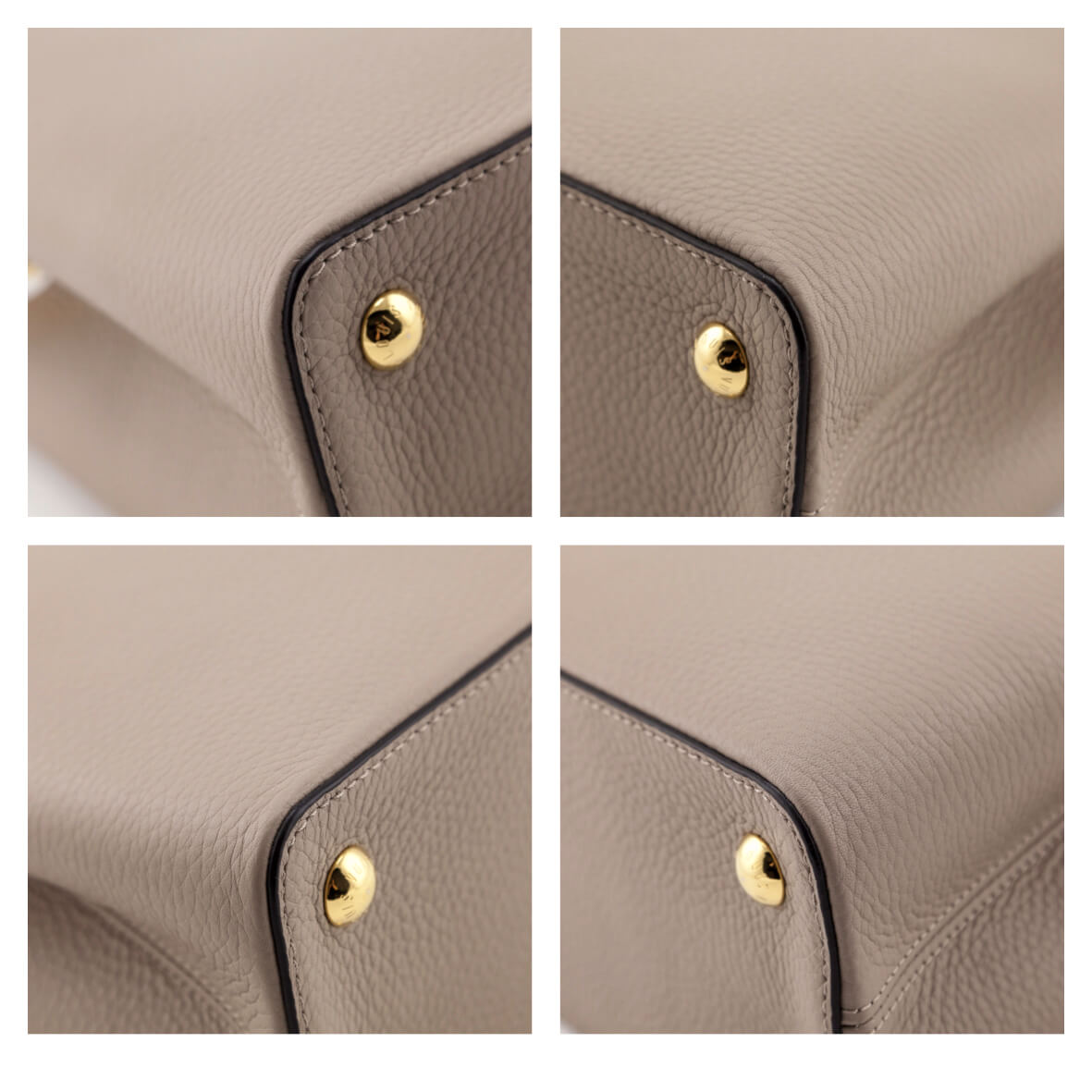 Louis Vuitton Galet Taurillon Capucines PM