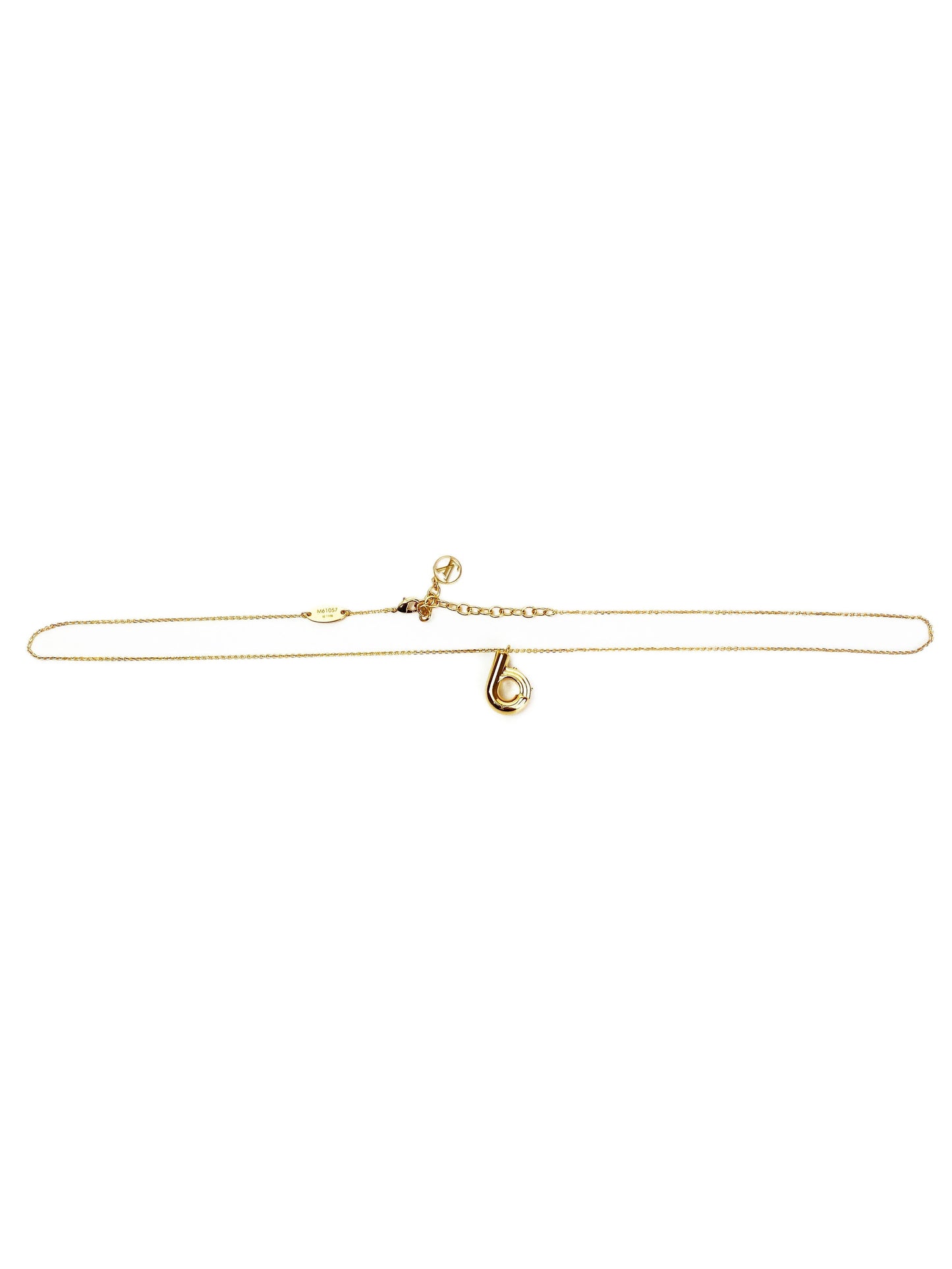 Louis Vuitton Gold LV & Me, Letter B Necklace