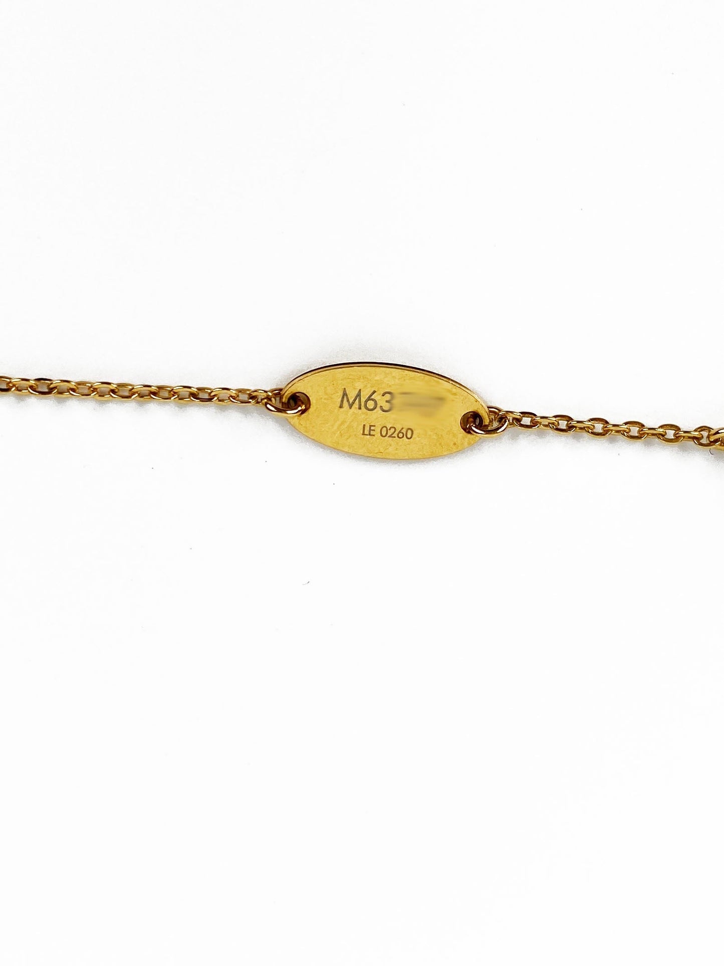 Louis Vuitton Gold & Silver Nanogram Necklace