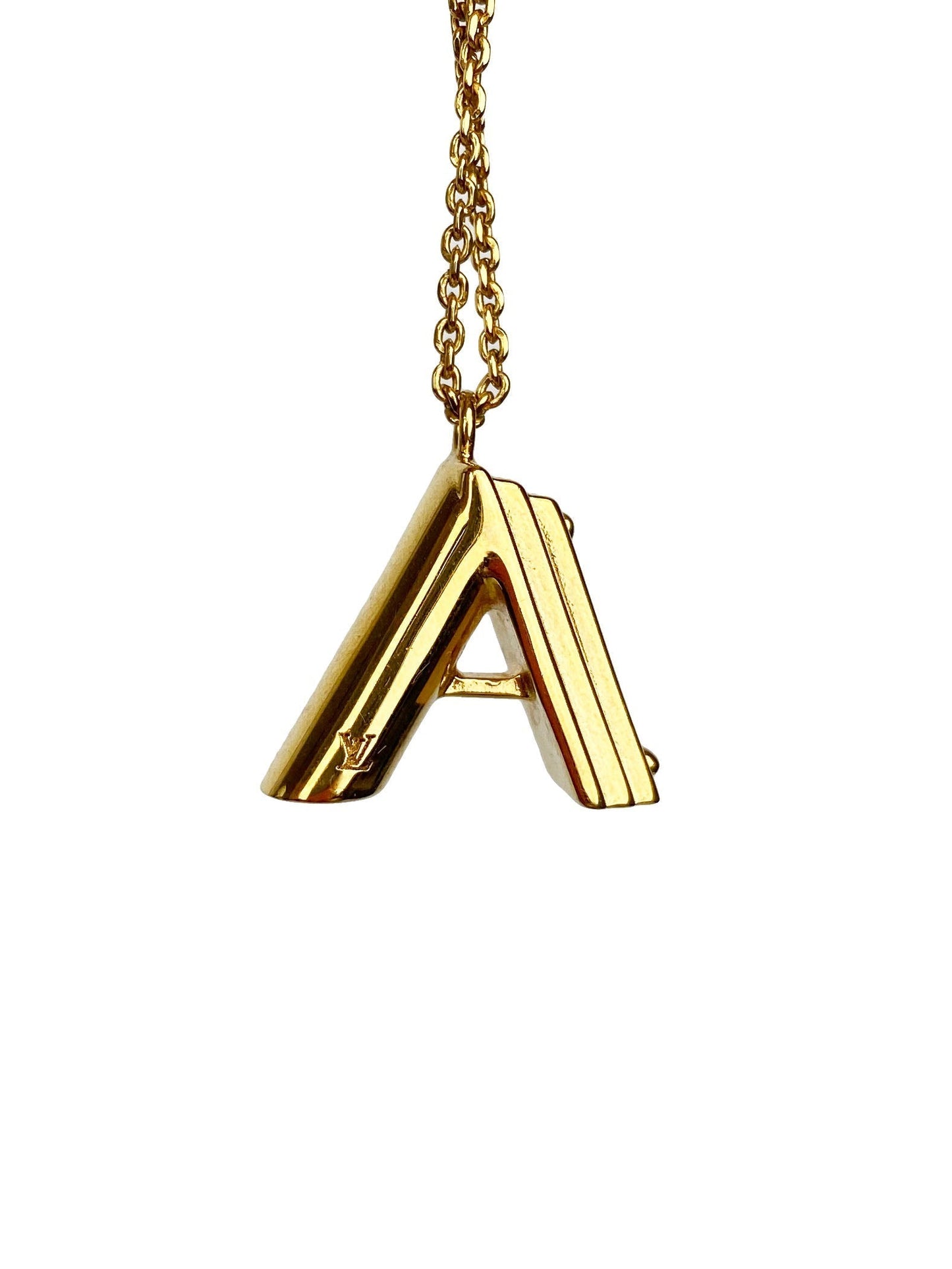 Louis Vuitton "LV & Me" Necklace, Letter A