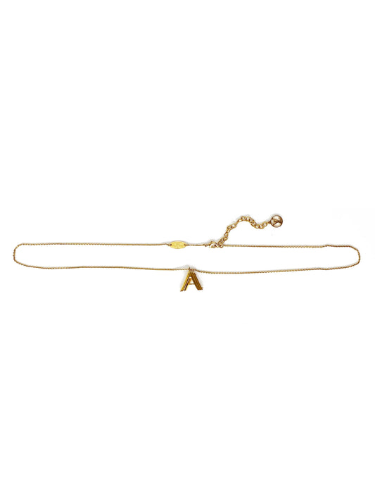Louis Vuitton "LV & Me" Necklace, Letter A