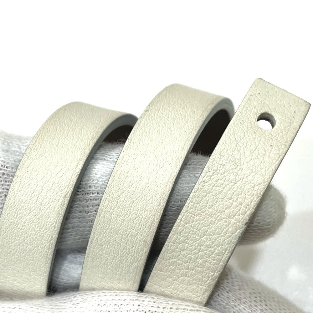 HERMES bracelet Swift White type Medor Anfini T1