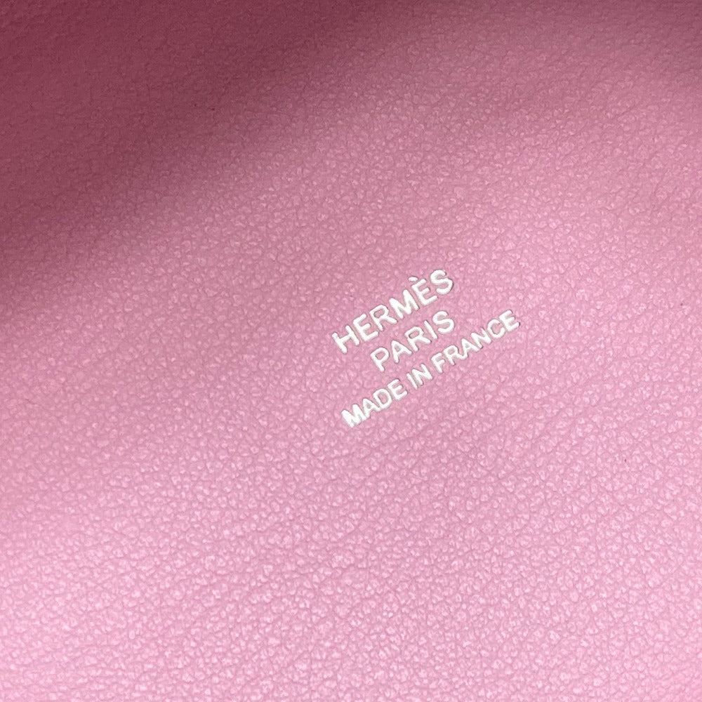 HERMES Handbag Swift pink Picotin Lock Micro Micro 14 Women Used