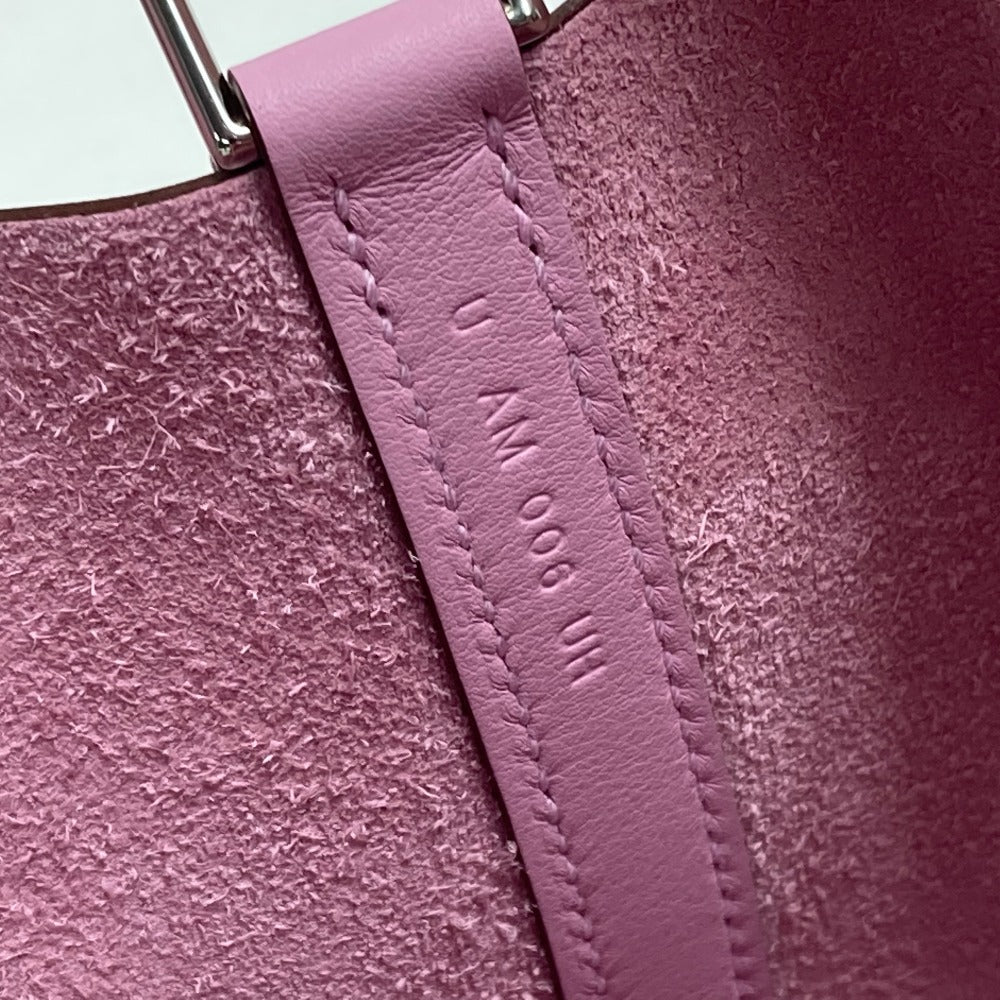 HERMES Handbag Swift pink Picotin Lock Micro Micro 14 Women Used