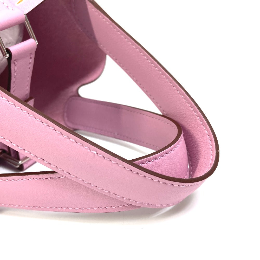 HERMES Handbag Swift pink Picotin Lock Micro Micro 14 Women Used