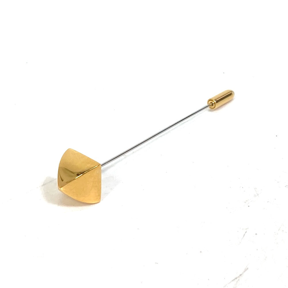 HERMES Brooch Gold Plated gold Accessories Medor Women Used