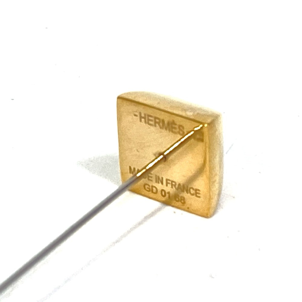 HERMES Brooch Gold Plated gold Accessories Medor Women Used