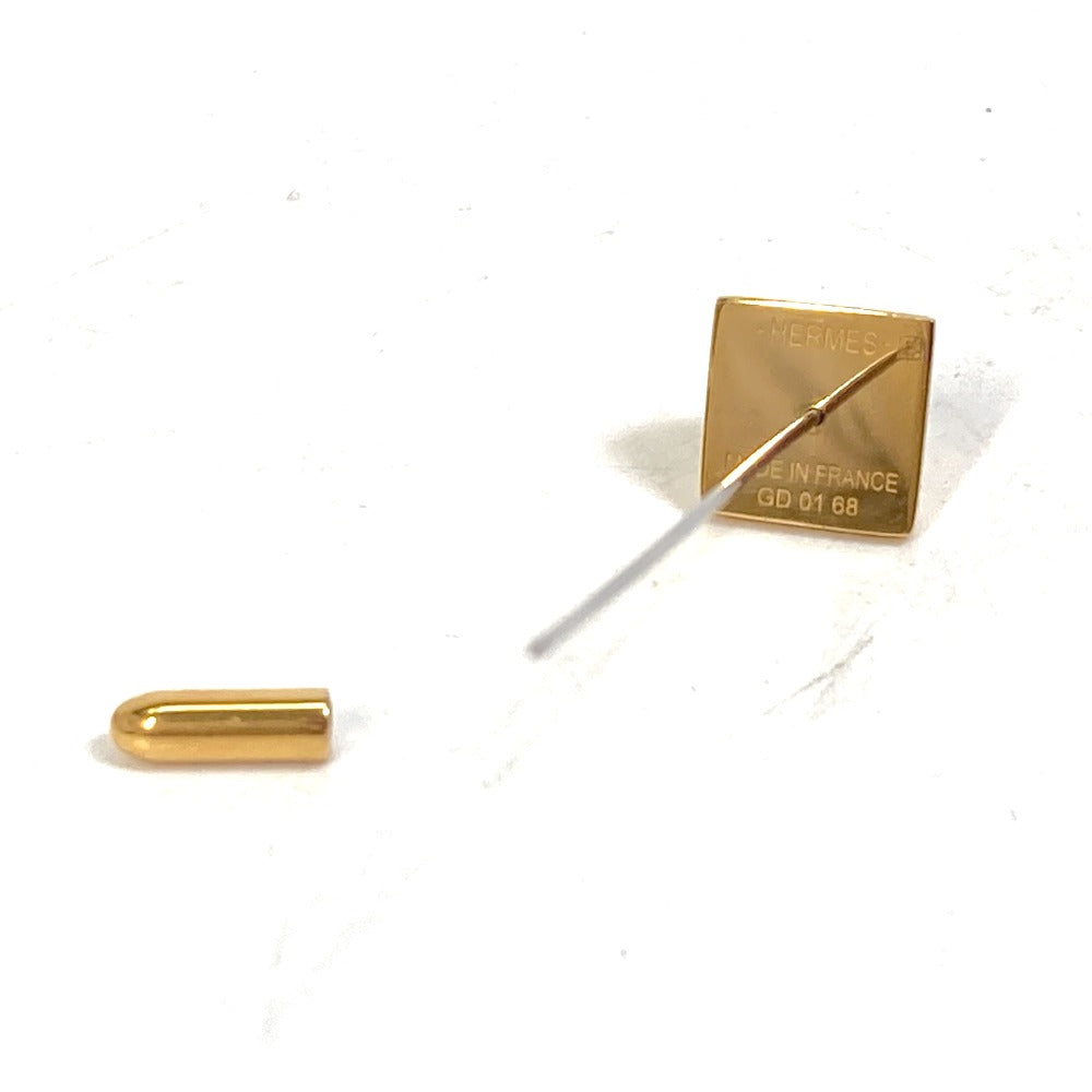 HERMES Brooch Gold Plated gold Accessories Medor Women Used