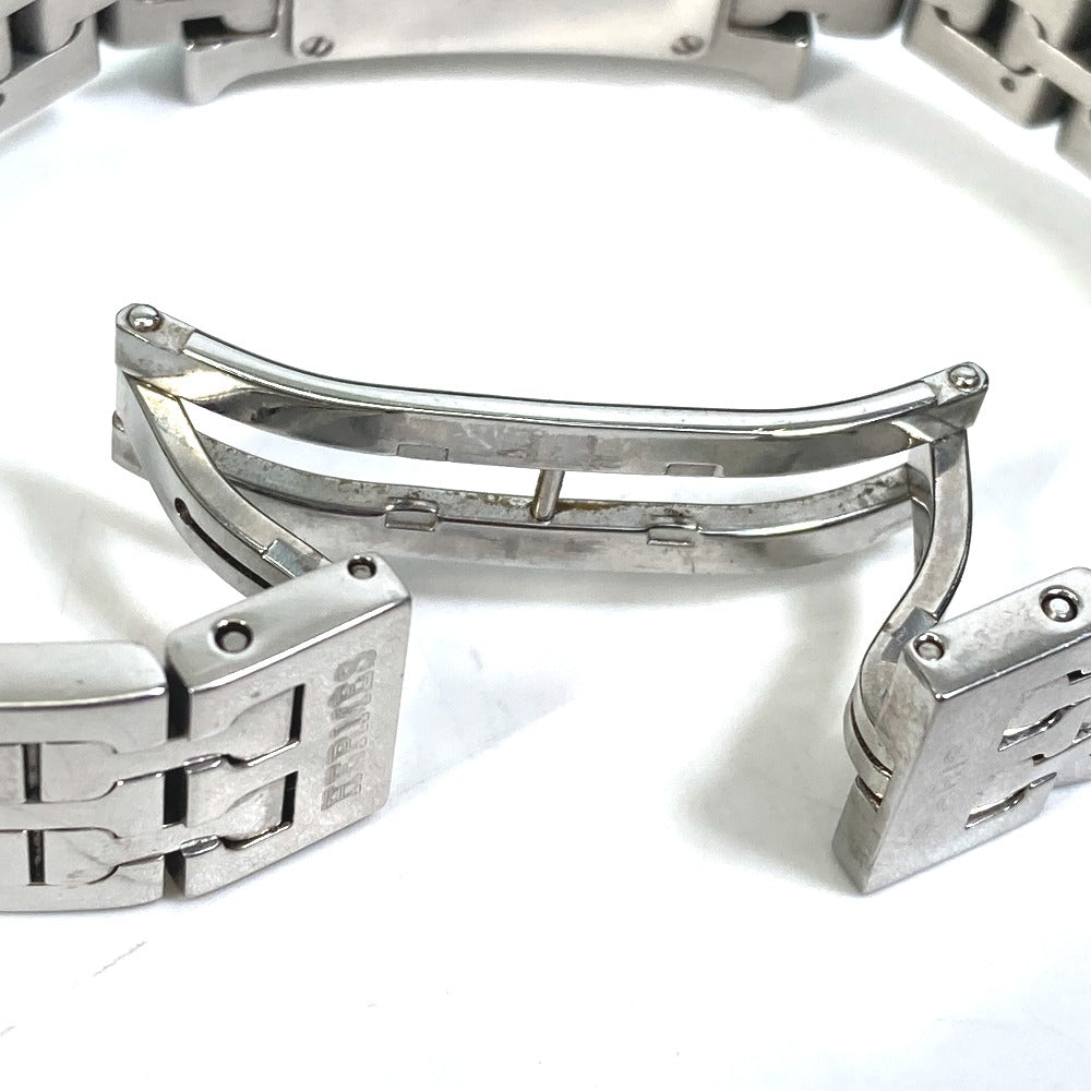 HERMES Watches Quartz HH1.210 Stainless Steel Silver H watch black dial Women Used