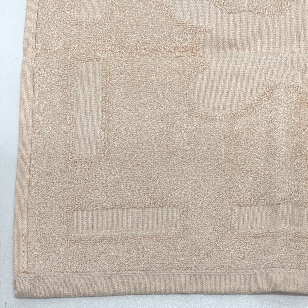 HERMES towel cotton beige Horse logo