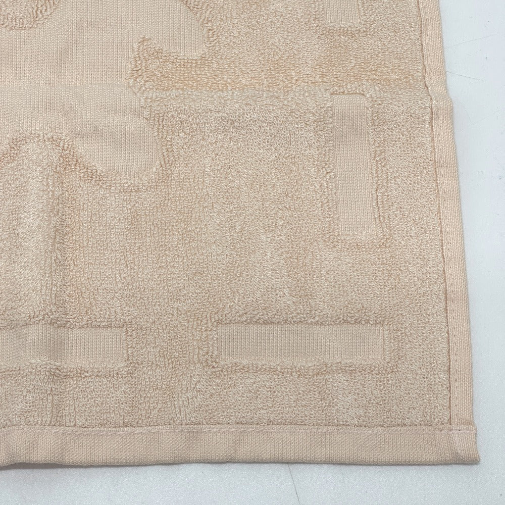 HERMES towel cotton beige Horse logo