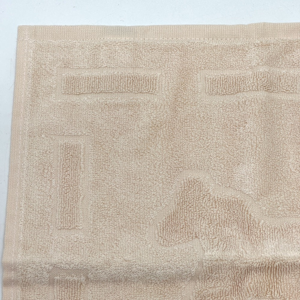 HERMES towel cotton beige Horse logo