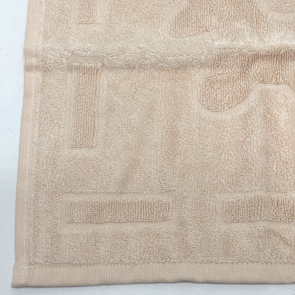 HERMES towel cotton beige Horse logo