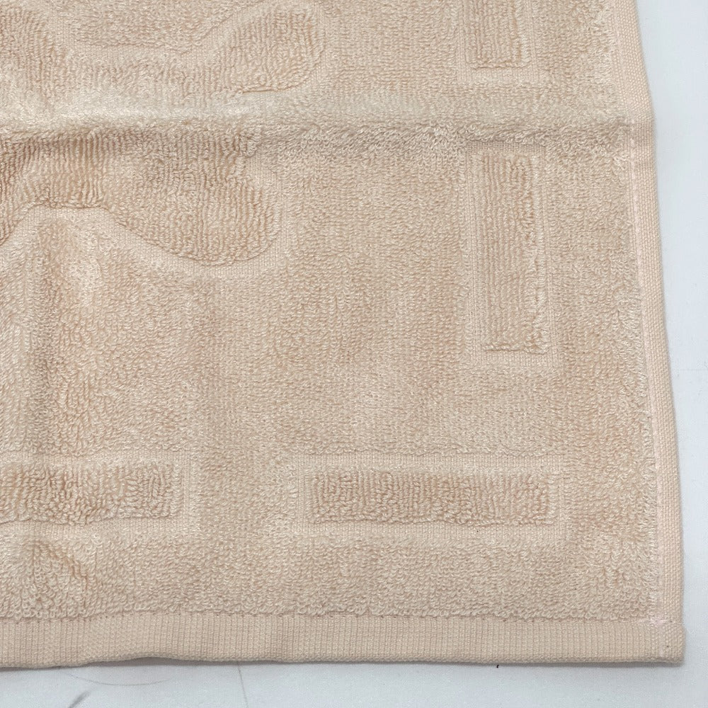 HERMES towel cotton beige Horse logo