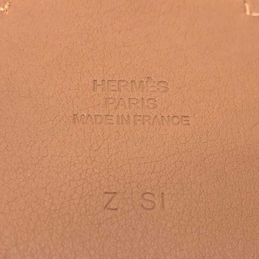 HERMES Necklace Vaux Swift Brown Curiosity Cadena Women Used