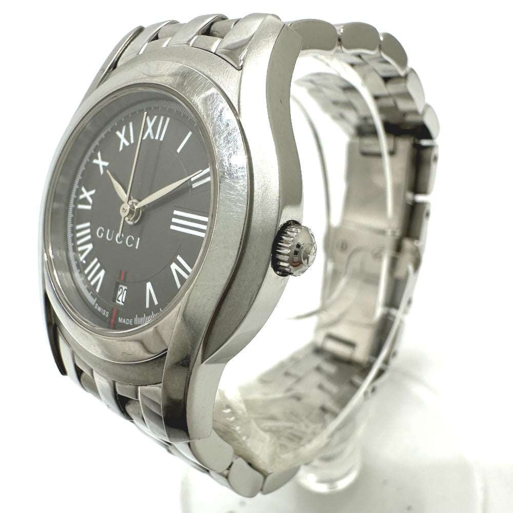 GUCCI Watches Quartz 5500L Stainless Steel Silver G class gray dial Women Used