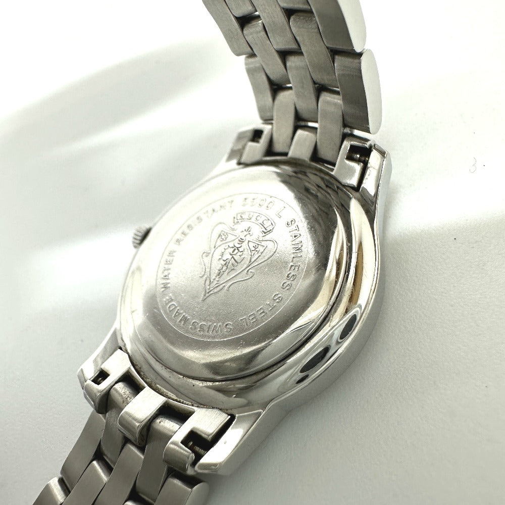 GUCCI Watches Quartz 5500L Stainless Steel Silver G class gray dial Women Used
