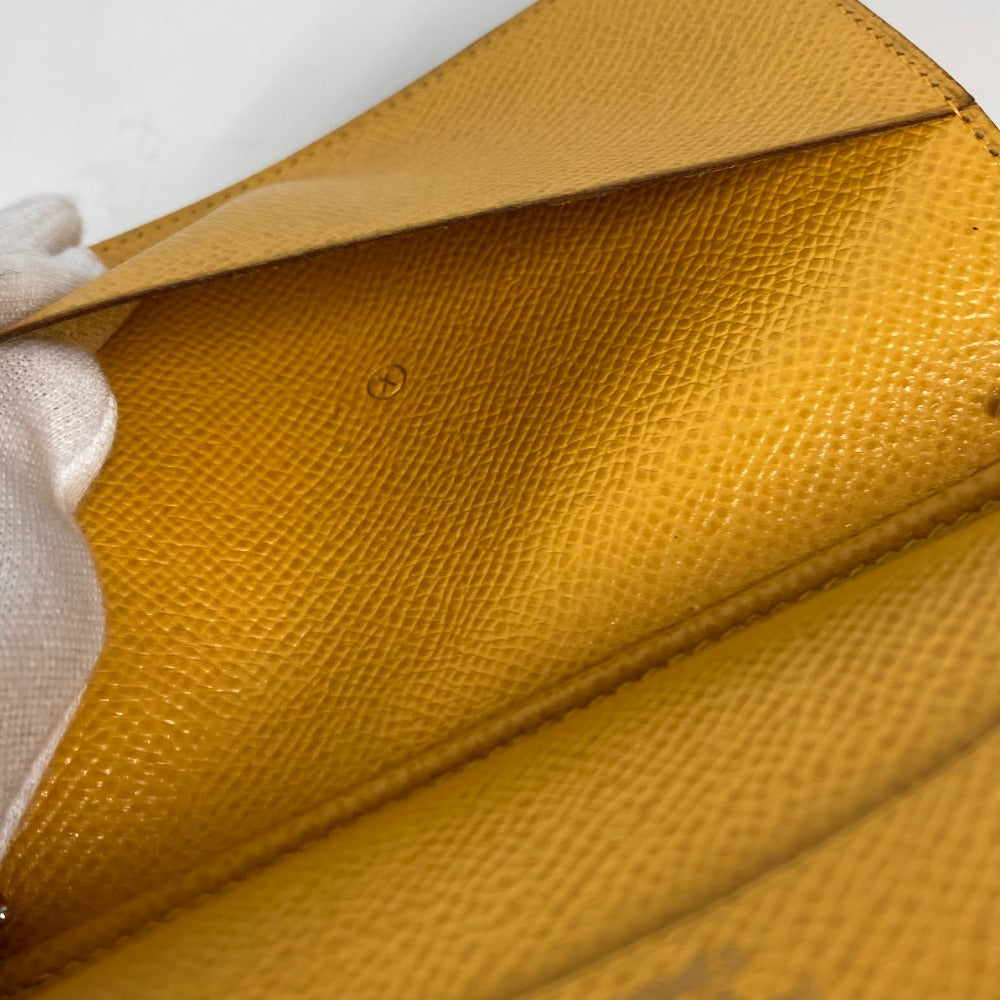 HERMES Notebook cover leather yellow Agenda PM Women Used
