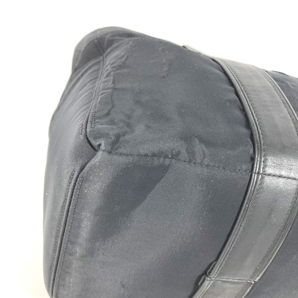 HERMES Tote Bag Nylon black Akapu Luco MM Women Used