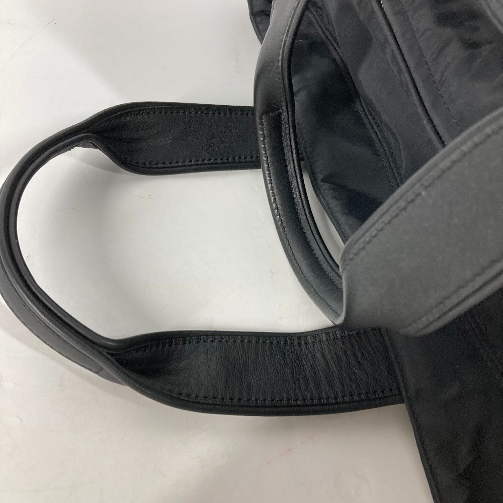 HERMES Tote Bag Nylon black Akapu Luco MM Women Used
