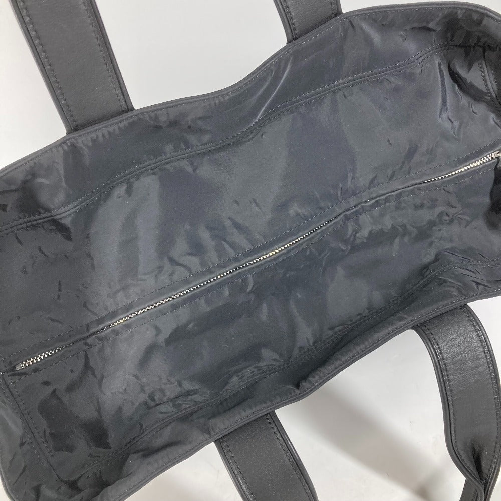 HERMES Tote Bag Nylon black Akapu Luco MM Women Used