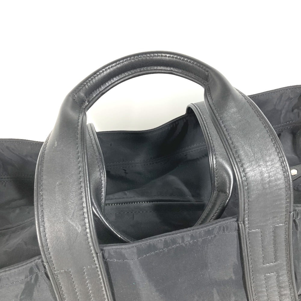 HERMES Tote Bag Nylon black Akapu Luco MM Women Used