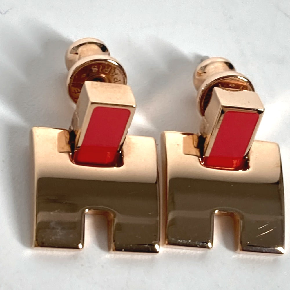 HERMES Pierce metal pink Eileen Women Used