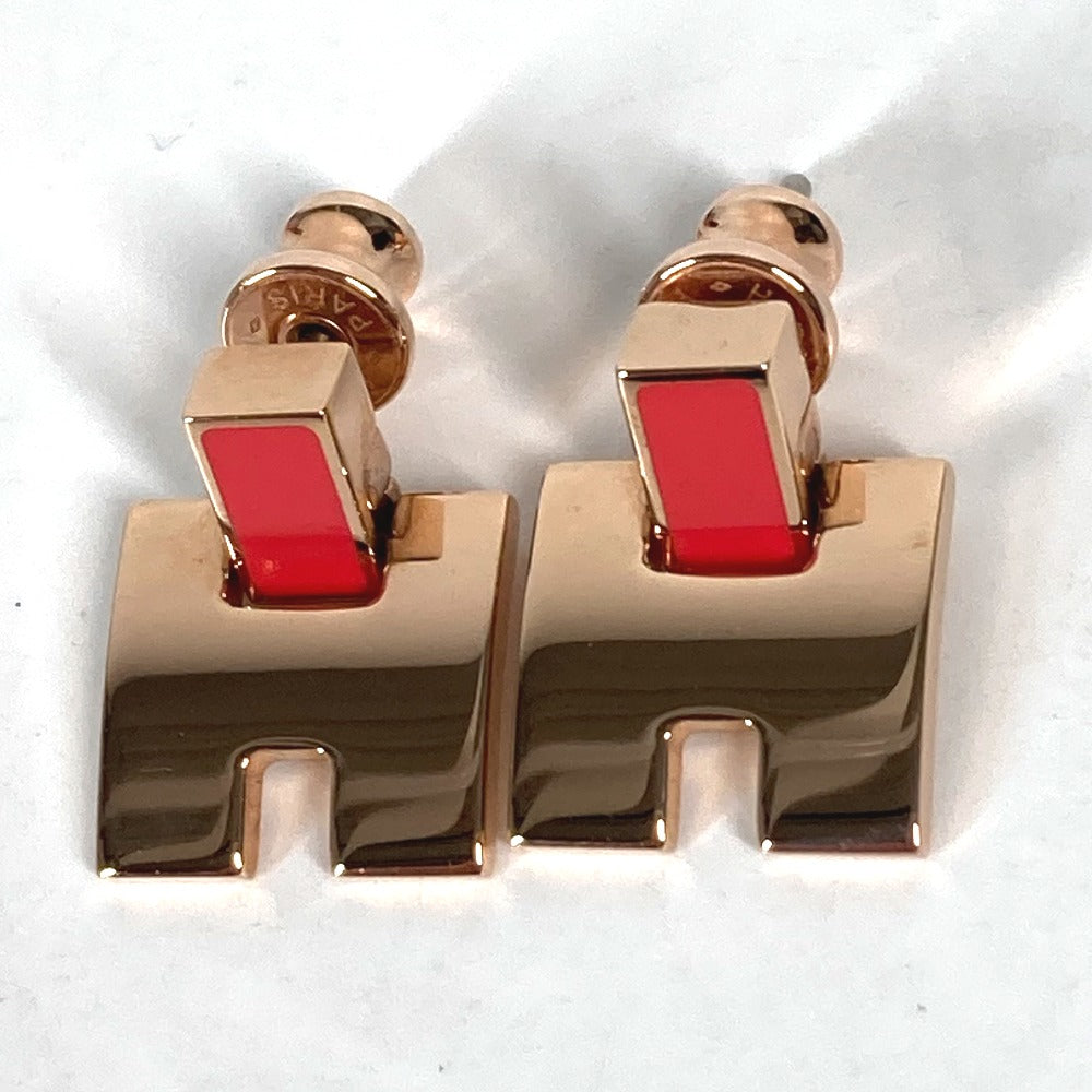 HERMES Pierce metal pink Eileen Women Used