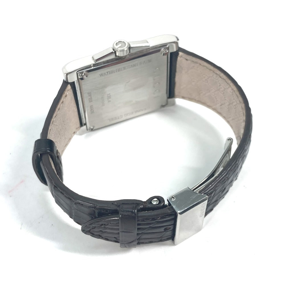 GUCCI Watches Quartz YA138407 Stainless Steel Silver Rectangle Silver dial mens Used