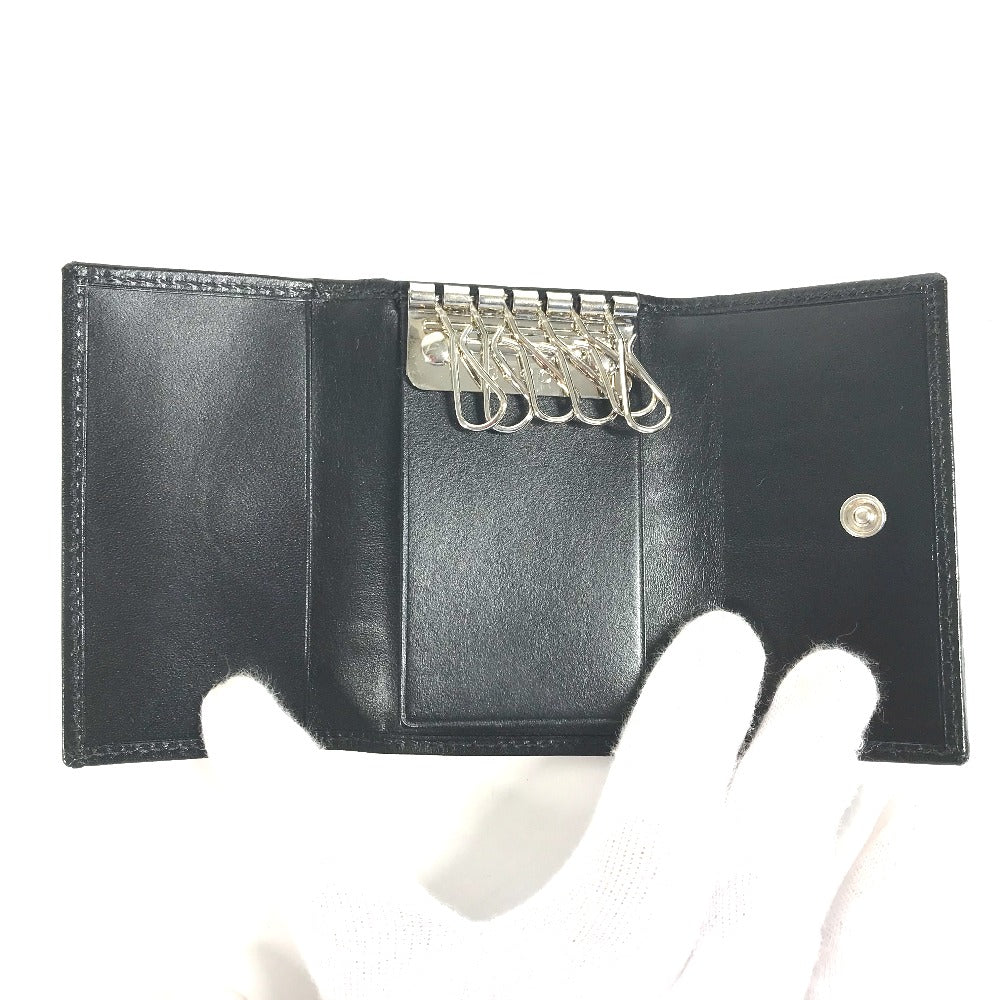 GUCCI Key case Key holder  033・2149 leather black GG logo