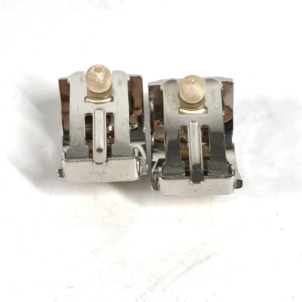 HERMES Earring metal Silver Emile Women Used