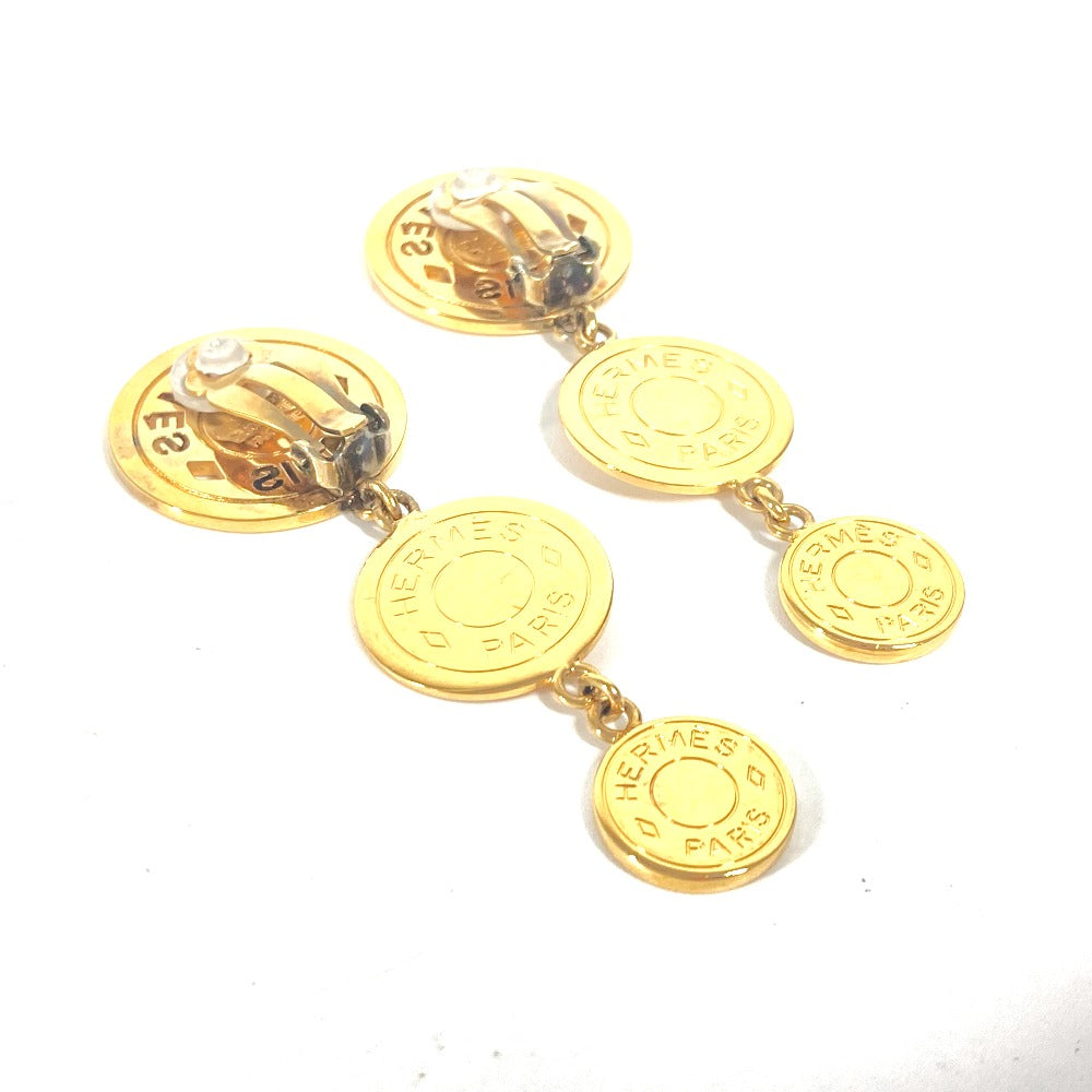HERMES Earring metal gold 3 Series Women Used