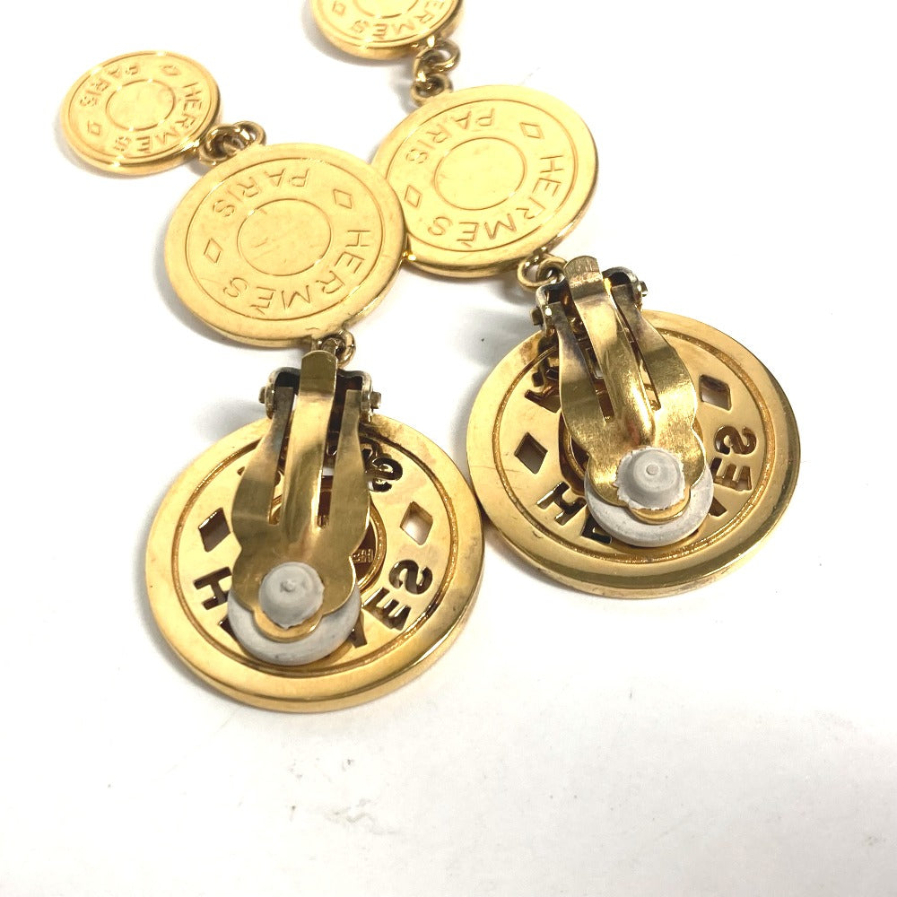 HERMES Earring metal gold 3 Series Women Used