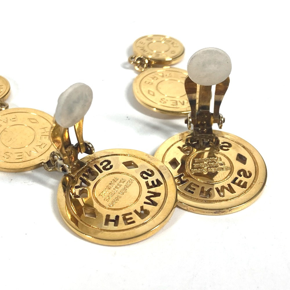 HERMES Earring metal gold 3 Series Women Used
