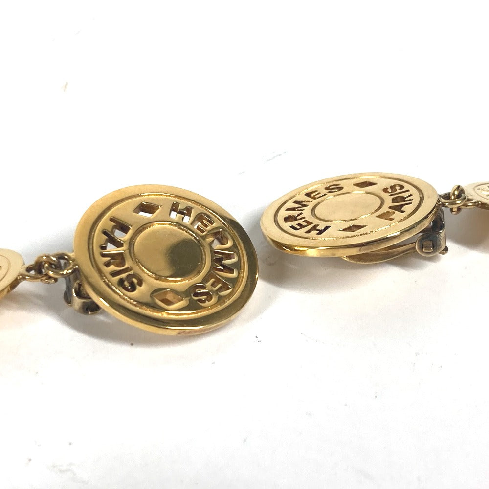 HERMES Earring metal gold 3 Series Women Used